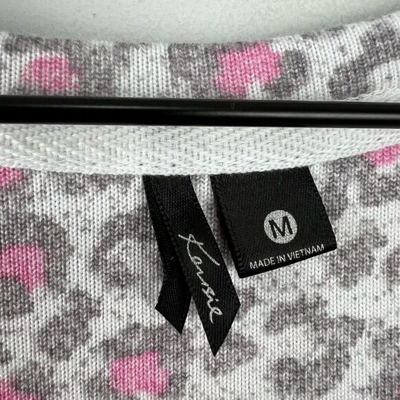 Kensie Pink Leopard Super Soft Racerback Tank M NWT - Picture 6 of 6